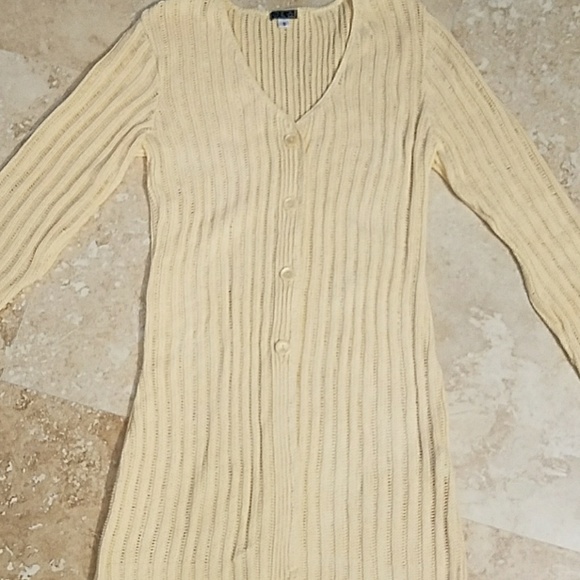 Peach long cardigan - Picture 3 of 6